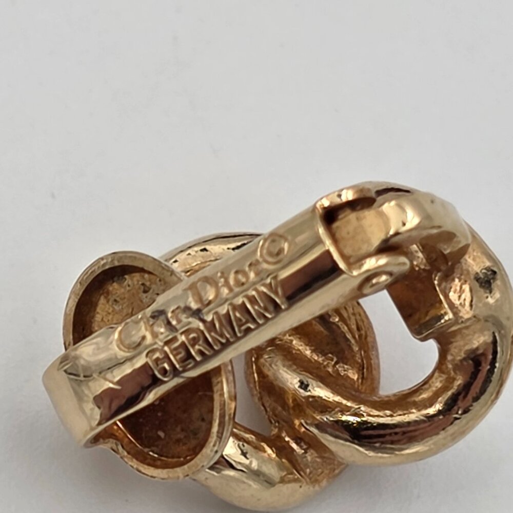 Christian Dior Rhinestone Earring - Picture 4 of 5